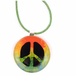 Halssmycke Peace, Fredsmärket, återvunnet glas