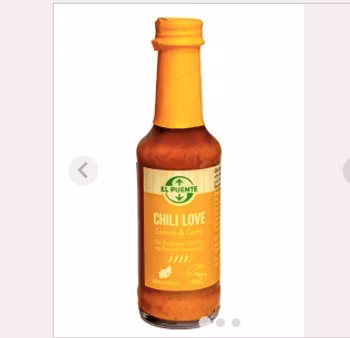 Chilisås Chili Love, Lemon & Garlic, Citron & Vitlök, Sydafrika