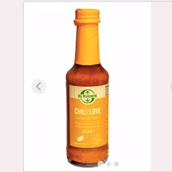 Chilisås Chili Love, Lemon & Garlic, Citron & Vitlök, Sydafrika
