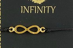 Armband Infinity /Oändlighet, gulddouble, Fairmined