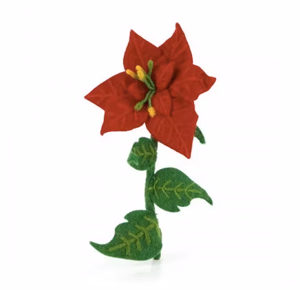 Tovad julstjärna, julblomma. Fin dekoration i advent. Fair Trade från Nepal.