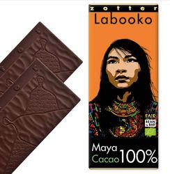 Zotter Labooko, Maya 100%, ren mörk choklad, ekologisk