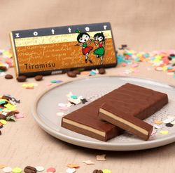 Zotter Tiramisu, chokladpralin, ekologisk