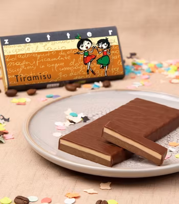 Zotter Tiramisu, chokladpralin, ekologisk