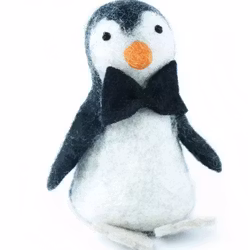 Pingvin Pingu i frack, handtovad, Fair Trade