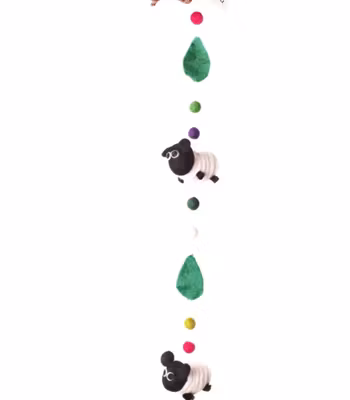 Girlang, tovad med små får och pingla