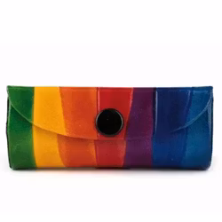 Läppstift, Etui, fodral med spegel, Regnbåge