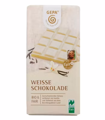 Vit choklad, ekologisk