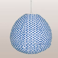 Lampskärm Spot on Drop, blå, World of Craft