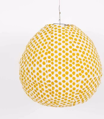 Lampskärm Spot on Drop, gul, World of Craft