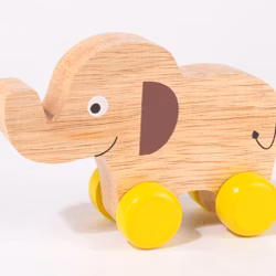 Träleksak, Elefant på hjul