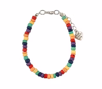 Armband Regnbåge, kokosnöt