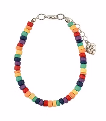 Armband Regnbåge, kokosnöt
