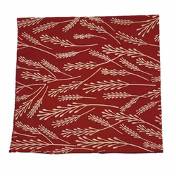 Halsduk, bandana, scarf, röd, vitt mönster