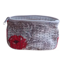 Sminkväska, återvunnet sarityg