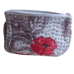 Sminkväska, återvunnet sarityg