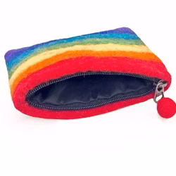 Litet fodral Regnbåge, tovat