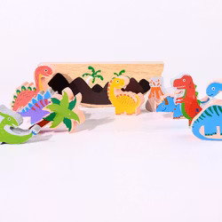 Balansspel i trä, Dinos värld, tolv delar
