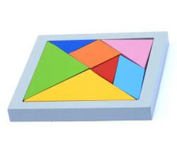 Magic Puzzle, magiskt pussel, träram, 7 delar
