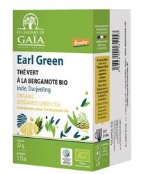 Grönt te Earl Green, ekologiskt påste