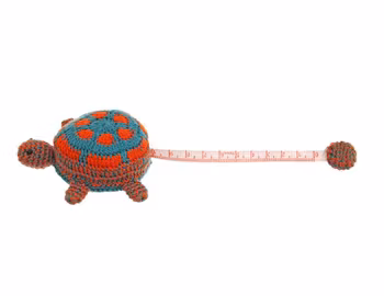 Virkat måttband, Sköldpadda, 150 cm
