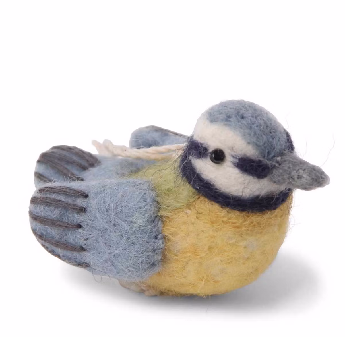 Blåmes som dekohänge, present eller smycke till presenten, tovad i Nepal, Fair Trade.