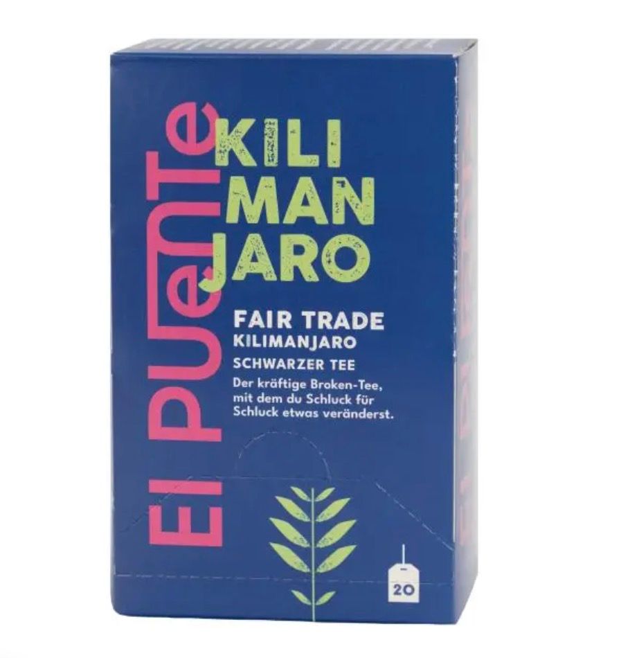 Kilimanjaro är ett kraftigt, klassiskt svart te, här som påste, i premium-kvalitet som kommer från några av Tanzanias bästa små teodlingar. Fair Trade.