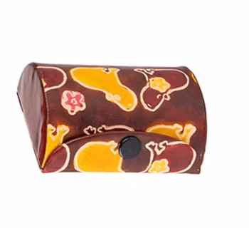 Läppstift, Dubbel-fodral, dubbeletui, med spegel