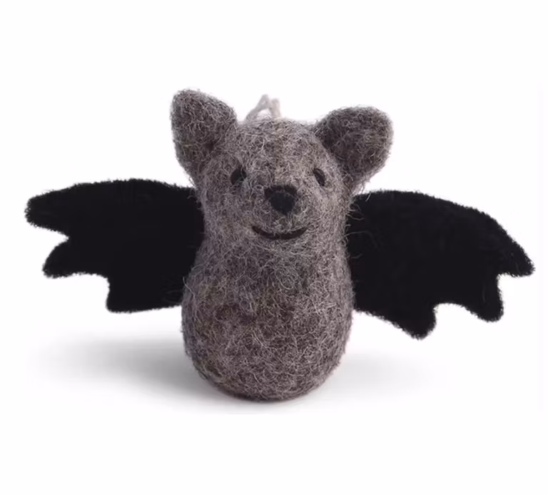 Fladdermus, hallloween, dekohänge, tovad. Fair Trade Nepal.