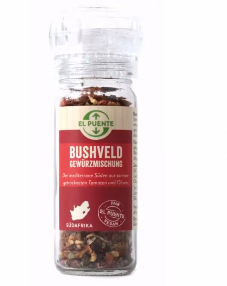 Kryddblandning Tomato Pepper/Bushveld, kryddkvarn