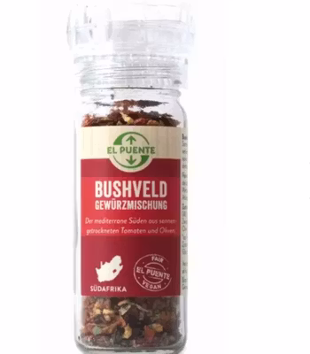 Kryddblandning Tomato Pepper/Bushveld, kryddkvarn