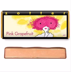 Zotter, Pink Grapefruit, chokladpralin, ekologisk