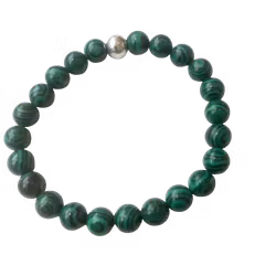 Armband, pärlor av malakit