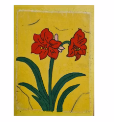 Brevkort, Amaryllis, God Jul!