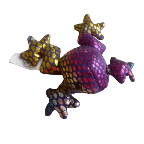 Sanddjur, Liten groda, mörkt glittrigt mönster. Steriliserad sandf.