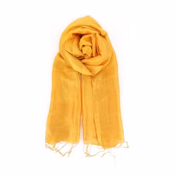 Sjal, siden, Guldglänsande Gul