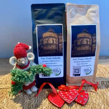 Klotets Julkaffe lätt mörkrost espressomalet, ekologiskt