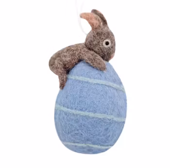 Påskhänge, Hare på ägg, tovad