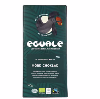 Eguale Mörk choklad 70%, eko, vegan