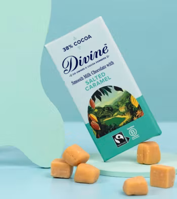 Divine Mjölkchoklad Karamell & Havssalt