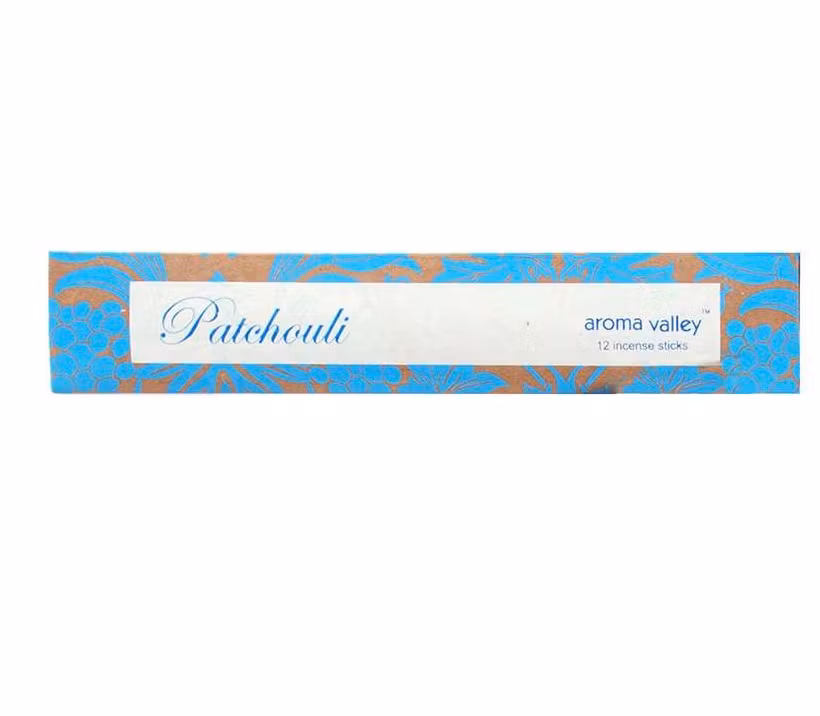 Rökelsestickor, Patchouli, naturliga & giftfria, handrullade, Fair Trade.