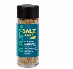 Citronsalt, örtsalt med citron och vitlök