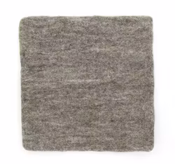 Sittunderlägg Kvadrat, grå nyanser, tovat
