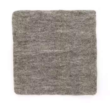 Sittunderlägg Kvadrat, grå nyanser, tovat