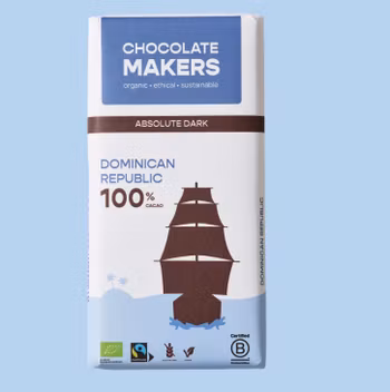 Chocolatemakers Absolute Dark, 100%, eko, vegan