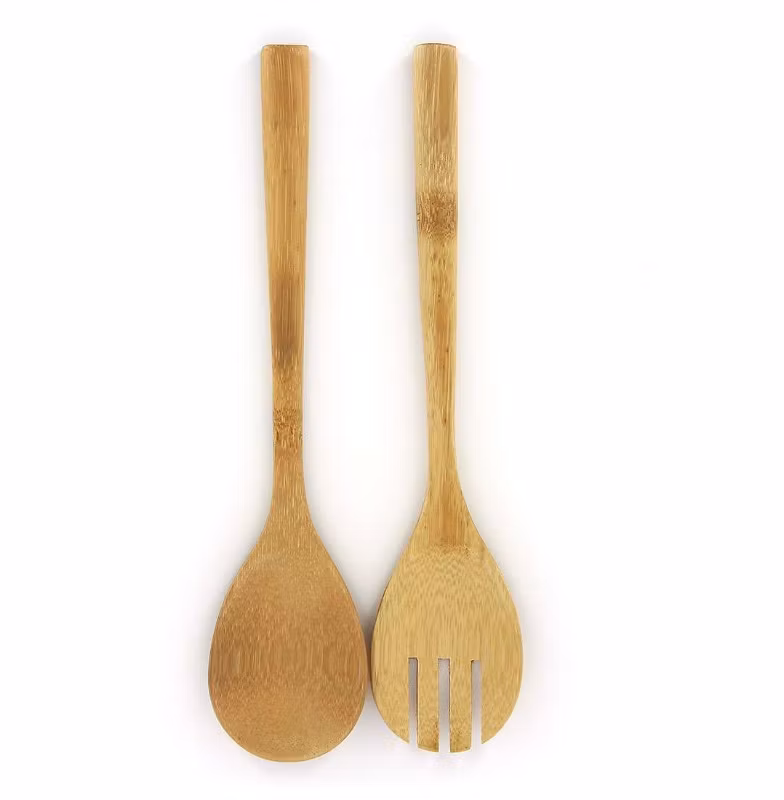 Salladsbestick, bambu