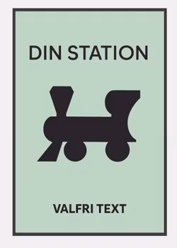 Personlig Poster - Monopol - Tågstation