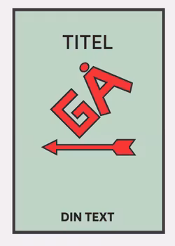 Personlig Poster - Monopol - Passera gå