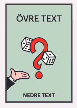 Personlig Poster - Monopol - CHANS