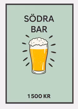 Personlig Poster - Monopol - BAR